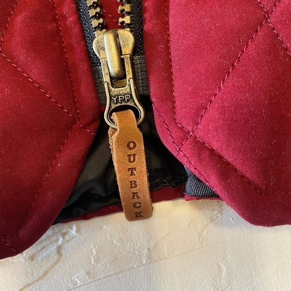 Outback Trading Company Red Quilted Vest - Picture 5 of 11